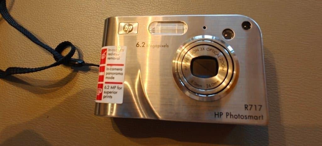 HP Photosmart R717 compacte fotocamera, Ophalen, Cameratas, Zo goed als nieuw, HP