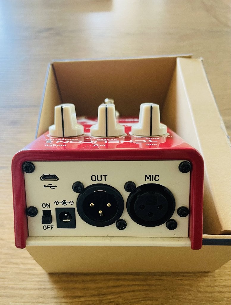 TC Helicon Vocal effectpedaal, Muziek en Instrumenten, Ophalen, Gebruikt, Delay of Echo