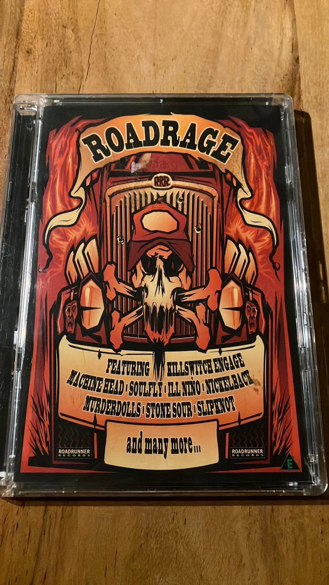 DVD roadrage slipknot sepultura life of agony enz, Ophalen of Verzenden, Gebruikt