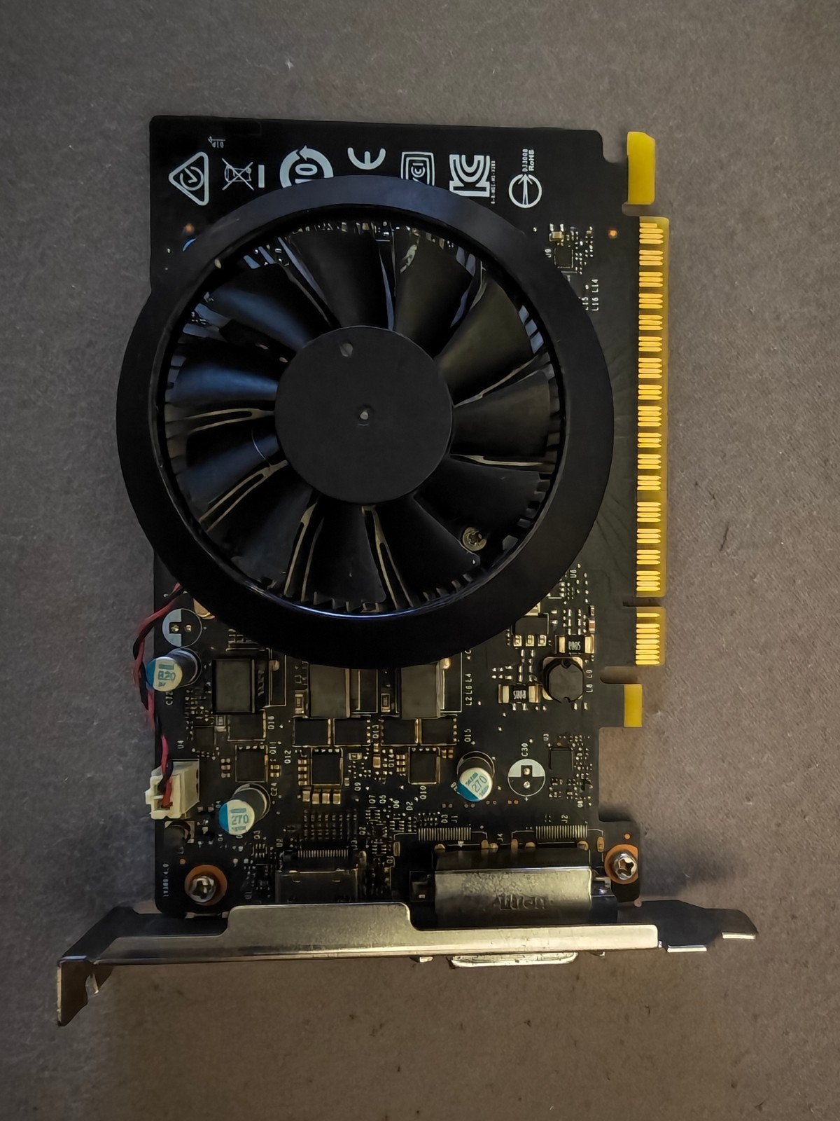 MSI GeForce GTX 1650 Aero ITX 4GB, Computers en Software, Videokaarten, Ophalen, GDDR6, Nvidia, HDMI