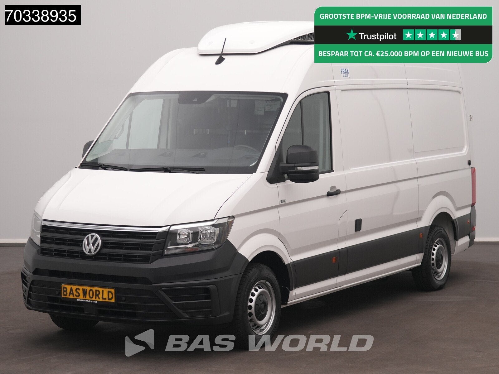 Volkswagen Crafter 140pk Koelwagen Kerstner Cooljet L3H3 AC/, Auto's, Gebruikt, Euro 6, 4 cilinders, Volkswagen
