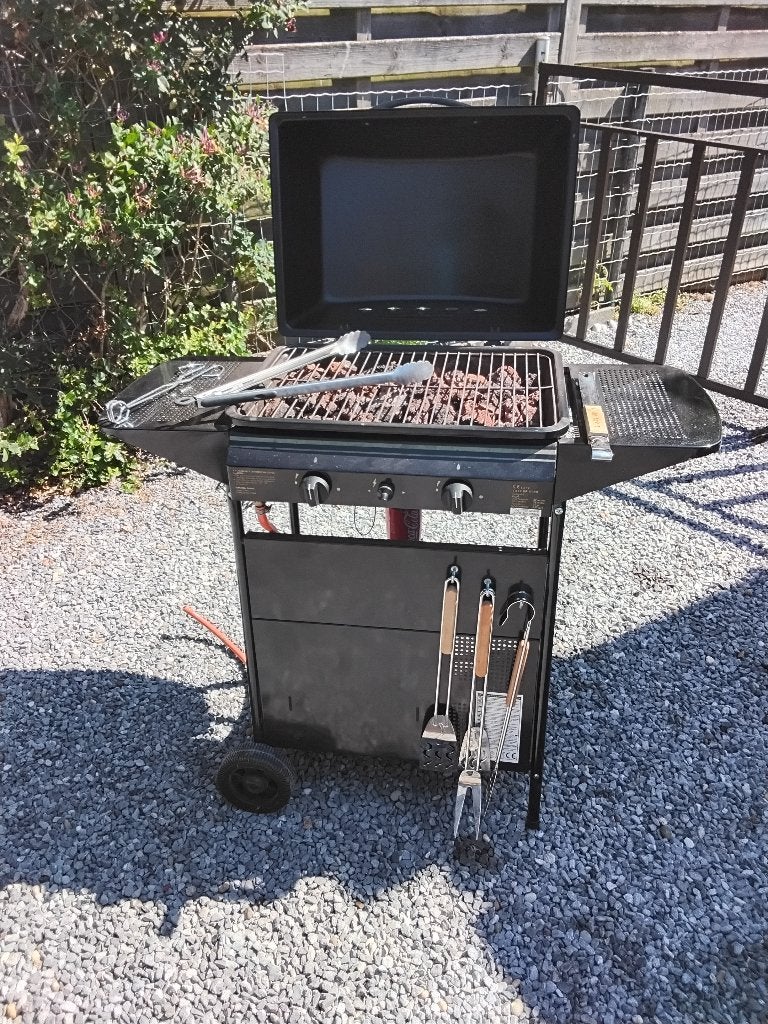 Barbeque op gas, Tuin en Terras, Gasbarbecues, Ophalen, Zo goed als nieuw