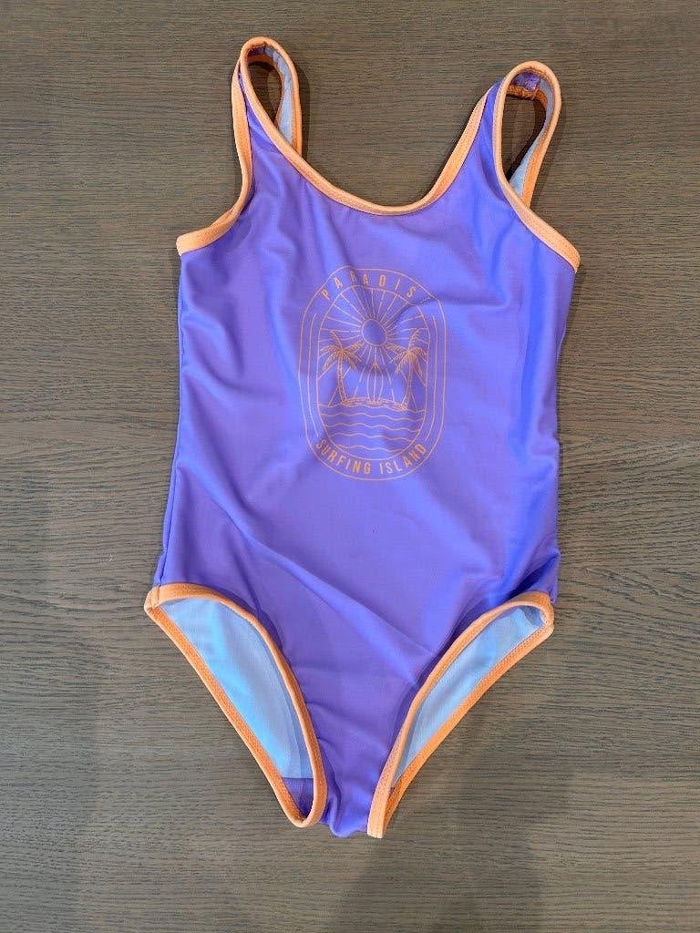 Nieuw! Veritas lila badpak 110 - 5 jaar, Enfants & Bébés, Enlèvement ou Envoi, Maillot de bain, Taille 110, Fille
