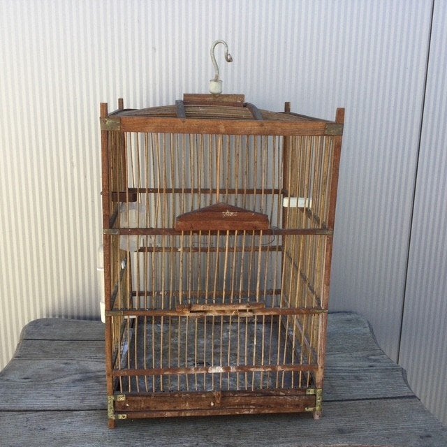 Oude vogelkooi, Antiek en Kunst, Ophalen