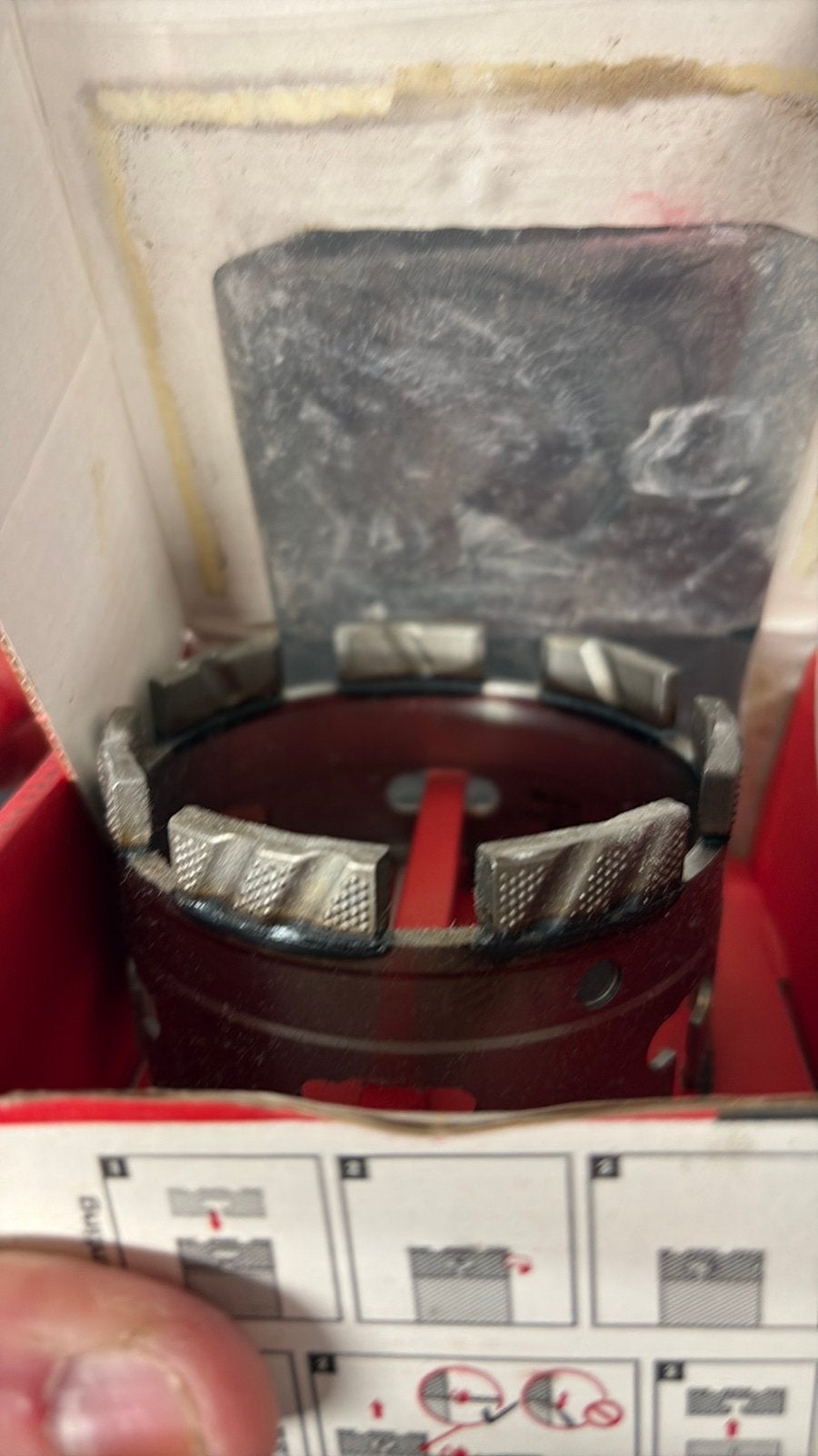 Hilti x change module  d82Kraag voor diamantboormachine, Ophalen