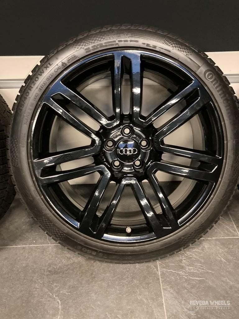 20'' originele Audi RS6 C7 velgen + winterbanden 5x112 4G0 6, -, -, Banden en Velgen, 20 inch