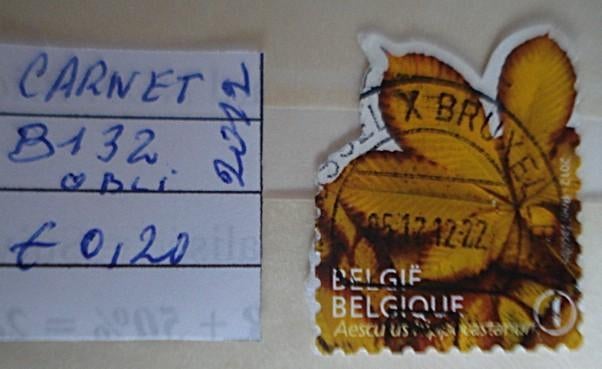 Belgique 4275 (O) B132, Affranchi, Envoi, Autre, Oblitéré