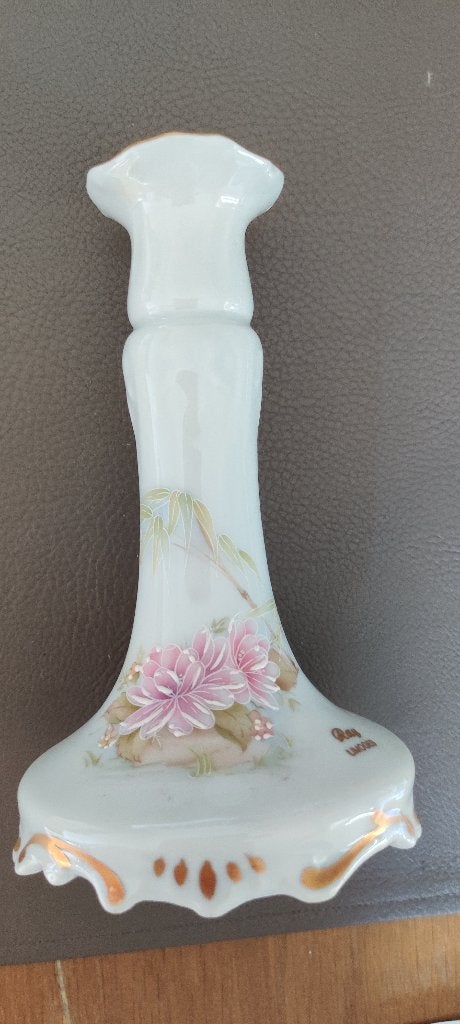 Kandelaar Limoges handgeverd, Ophalen, Overige materialen, Wit, Nieuw