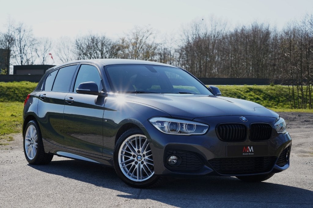 Prachtige Bmw 116i F20 M pakket van 2018 met 119.000Km, Argent ou Gris, Achat, Euro 6, Entreprise