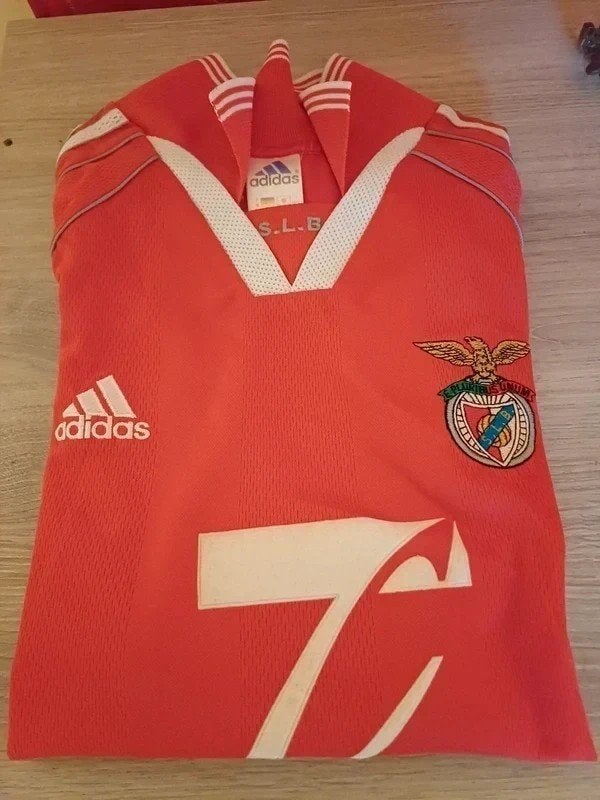 Maillot Vintage SL Benfica Domicile 1999/2000  - XL -, Sports & Fitness, Football, Taille XL, Envoi, Comme neuf, Maillot