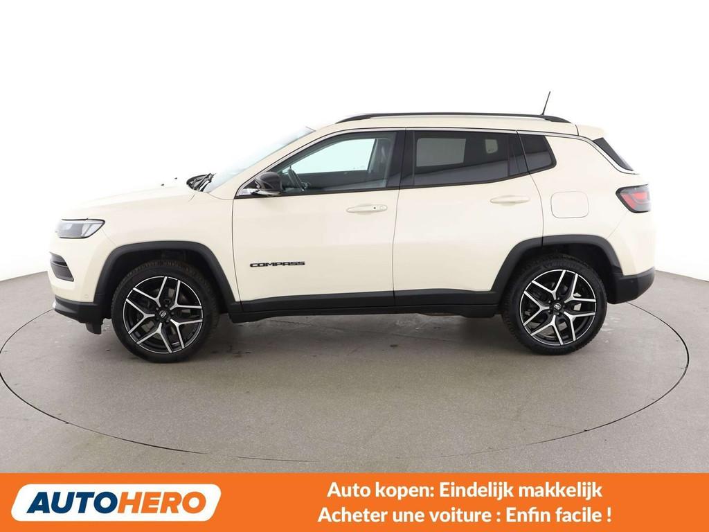 Jeep Compass 1.3 T4 4xe Plug-in Hybrid 80th Anniversary, Auto's, Jeep, Automaat, 1935 kg, Beige, 44 g/km
