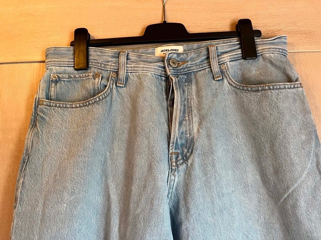 lichtblauwe jeans baggy alex w33 L 32, Kleding | Heren, Ophalen of Verzenden, Gedragen, W33 - W34 (confectie 48/50), Jack  jones