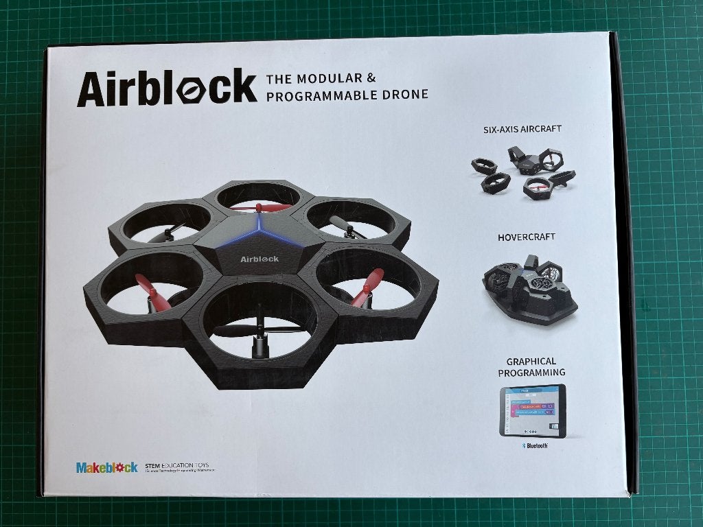 Makeblock Airblock Drone & Hovercraft bouwset, Hobby en Vrije tijd, Ophalen of Verzenden, Zo goed als nieuw, Elektro, Quadcopter of Multicopter