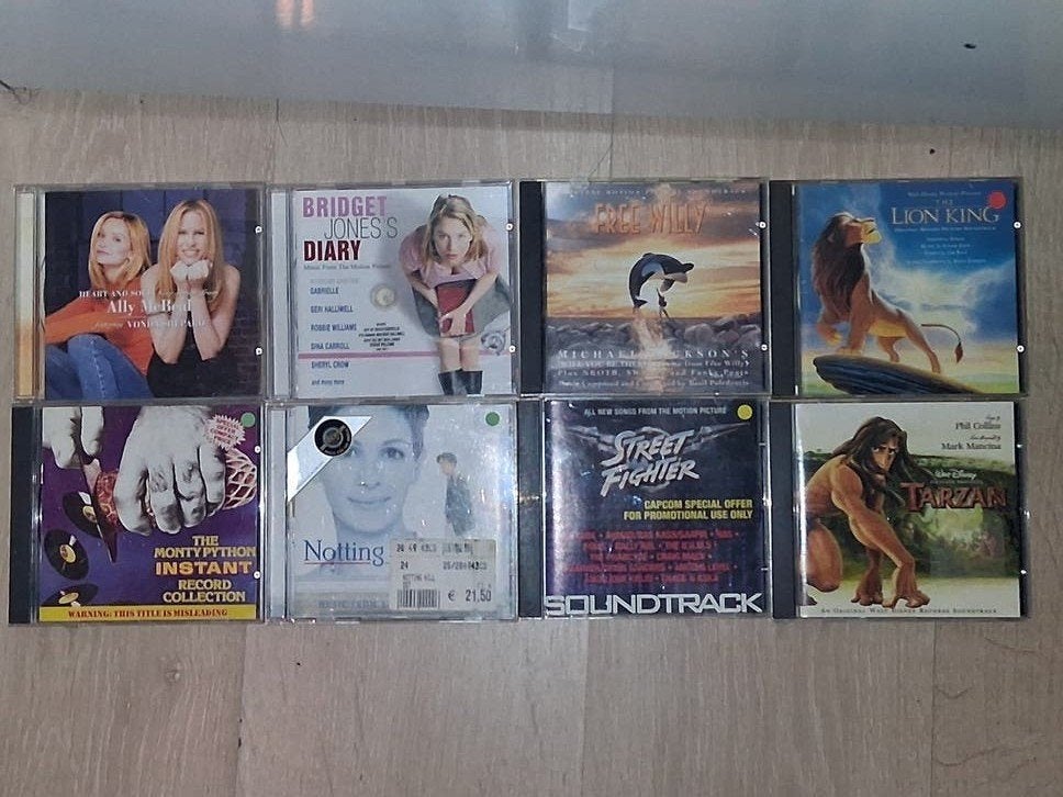 8 top soundtracks (engelstalige) op cd, Verzamelen, Ophalen of Verzenden