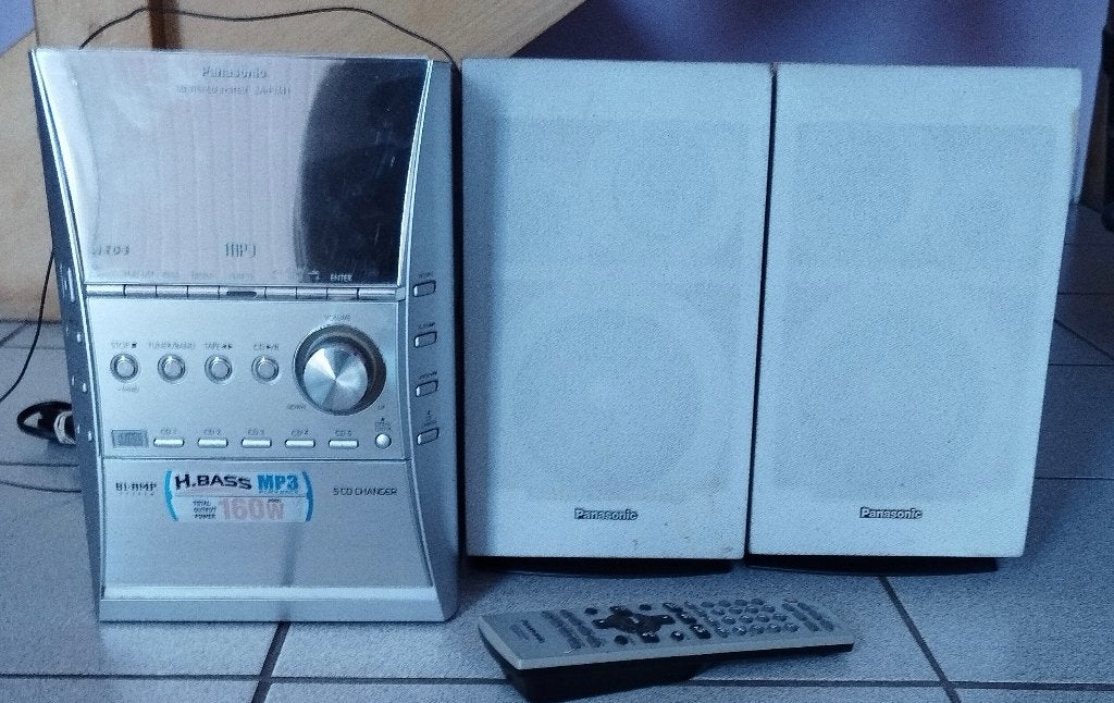 Micro-chaine Panasonic, Gebruikt, Tuner of Radio, Microset, Ophalen