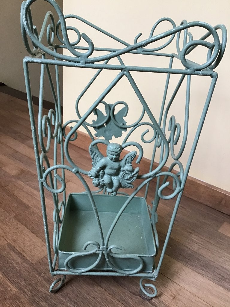 stevig metalen paraplubak, Huis en Inrichting, Woonaccessoires | Paraplubakken, Ophalen, Gebruikt, Metaal