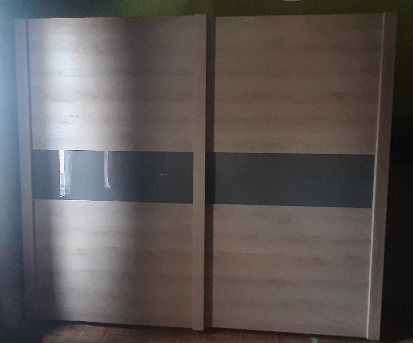 Grote kleerkast met schuifdeuren, Huis en Inrichting, Ophalen, 200 cm of meer, Zo goed als nieuw, 200 cm of meer