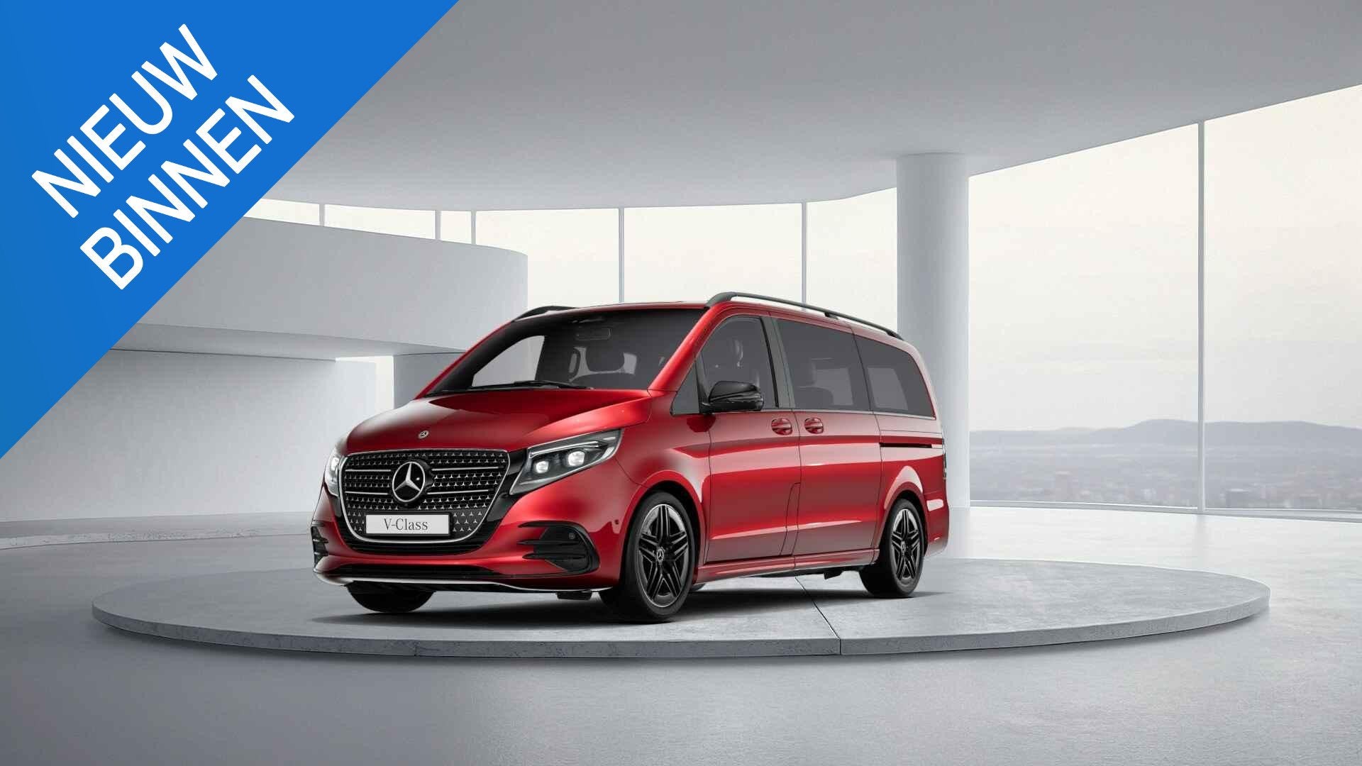 Mercedes-Benz V-klasse 300 d L2 9G-TRONIC Avantgarde, Auto's, Automaat, Gebruikt, Zwart, 2000 kg