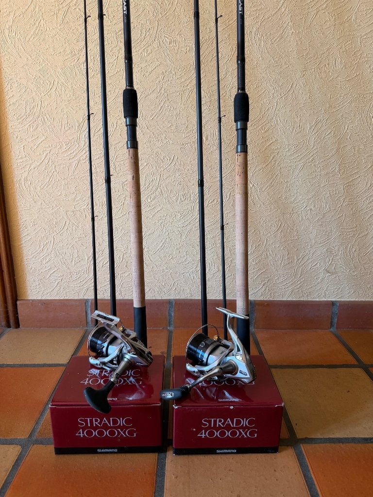 2x Speedcast 420FA met Stradic 4000 FJ XG, Ophalen of Verzenden, Nieuw, Complete set