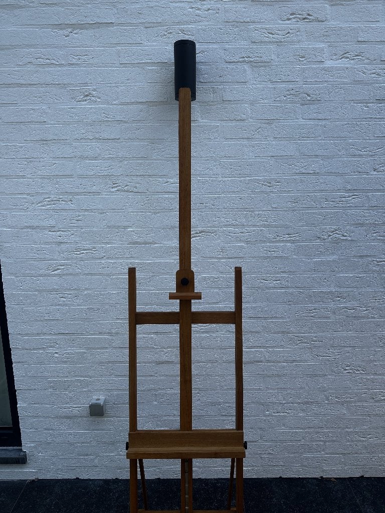Houten schildersezel + 8 teken- en schilderboekjes, Hobby & Loisirs créatifs, Peinture, Enlèvement, Utilisé, Chevalet