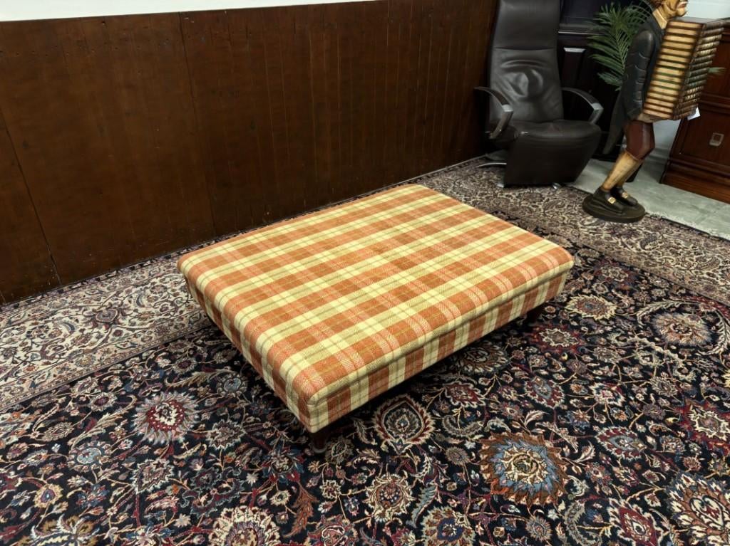 Grote Engelse Gestoffeerde Hocker Salontafel, Enlèvement