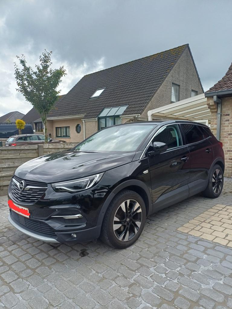 Opel Grandland X - FULL OPTION(zie omschrijving voor opties), Auto's, Opel, Automaat, Zwart, Zwart, Leder
