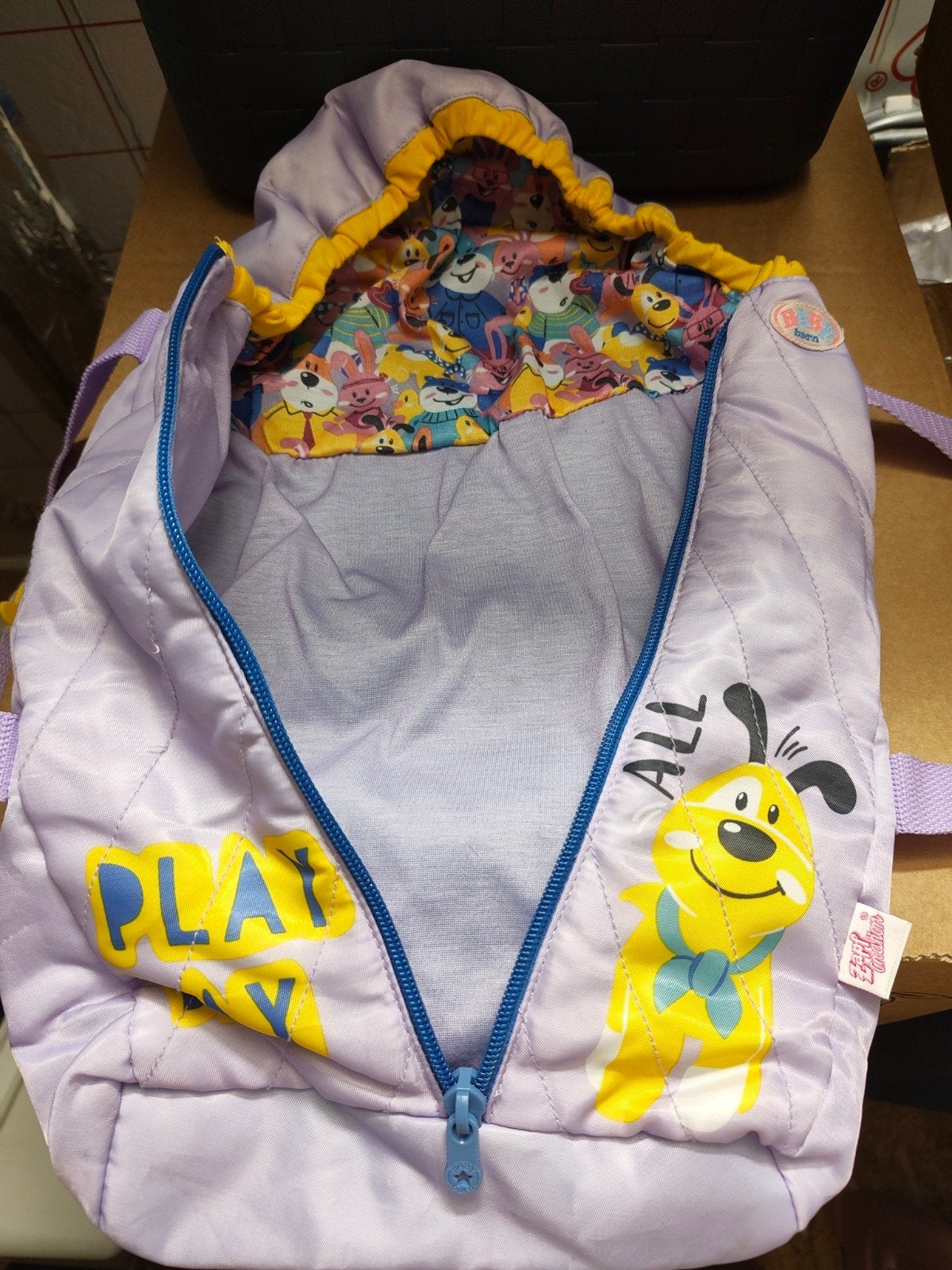 Baby born draagmand voor pop, Kinderen en Baby's, Ophalen, Zo goed als nieuw, Babypop