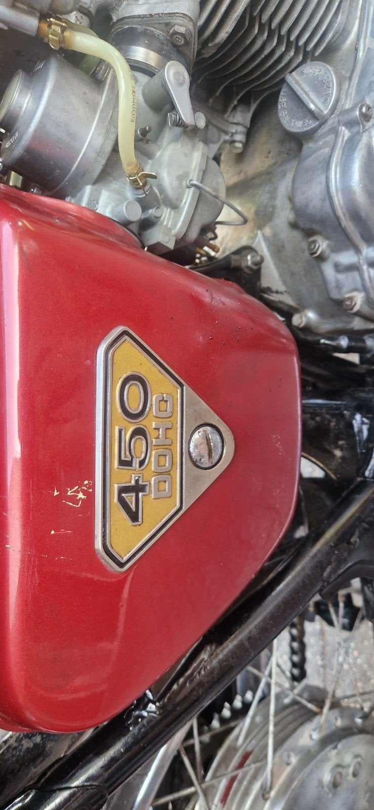 gezocht HONDA CB 450 DOHC of CB 500T motor blok, Motos, Enlèvement