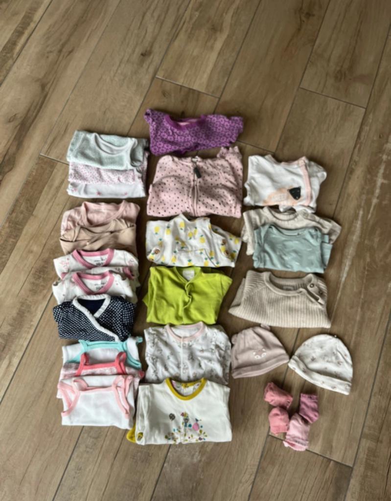72 stuks babykledij maat 50/56 zeer goede staat, Kinderen en Baby's, Babykleding | Maat 56, Ophalen, Zo goed als nieuw, Meisje
