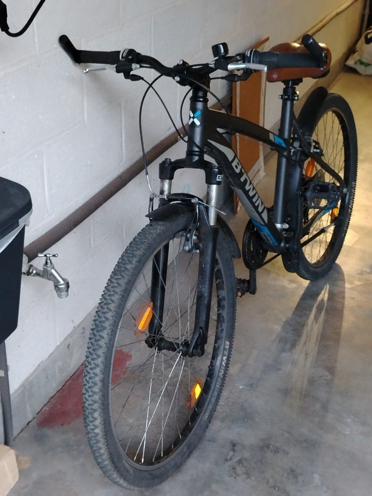 VTT Btwin Decathlon Rockrider340 Small customisé - occasion., Enlèvement, Utilisé, Autres marques