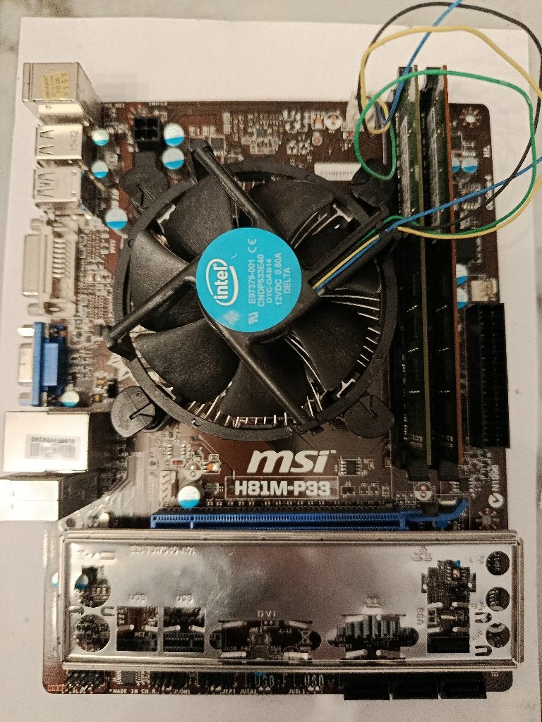 MB met cpu en ram, Computers en Software, Moederborden, Ophalen