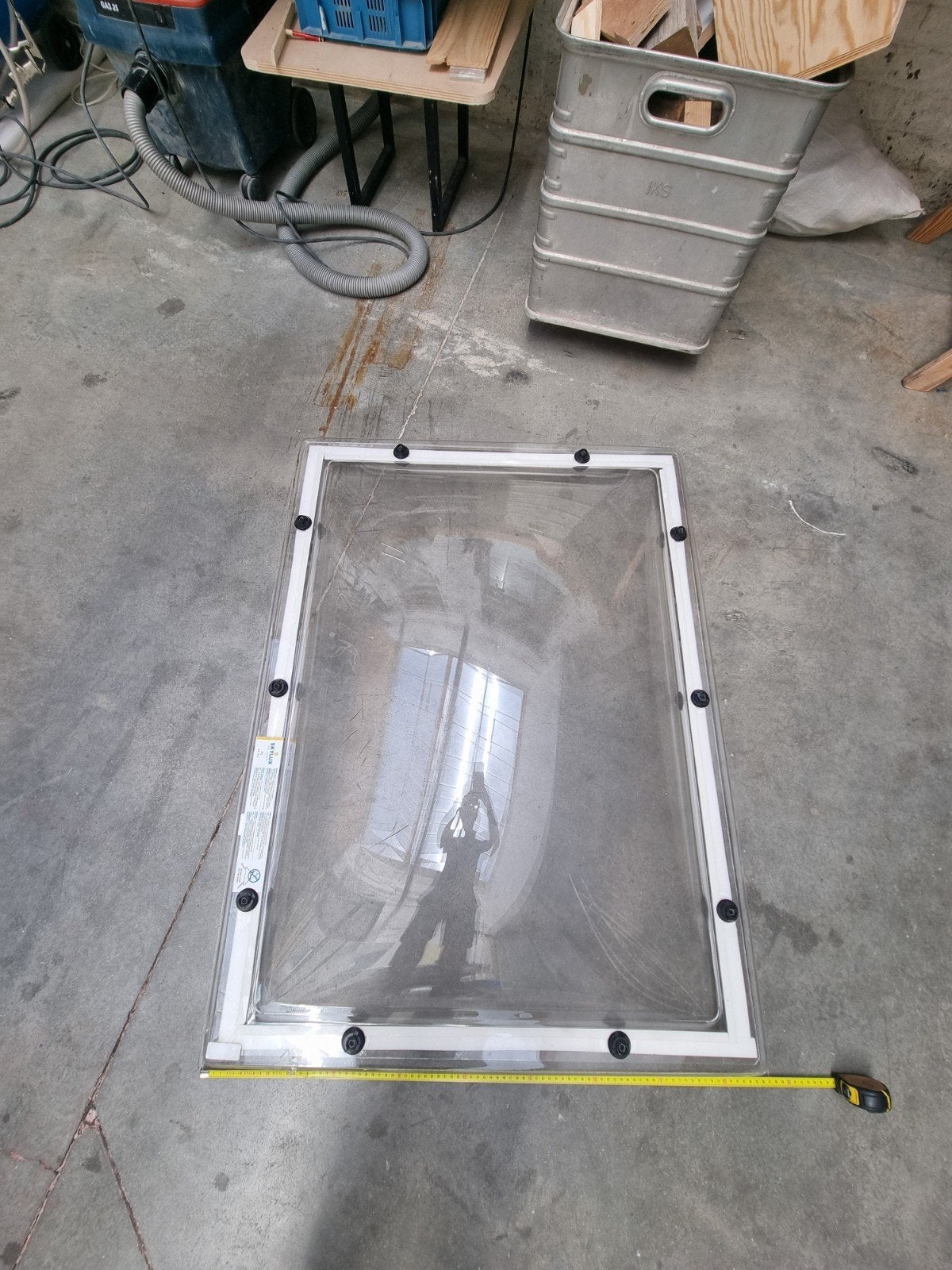 Skylux dubbelwandige doorzichtige koepel 70x100, Enlèvement