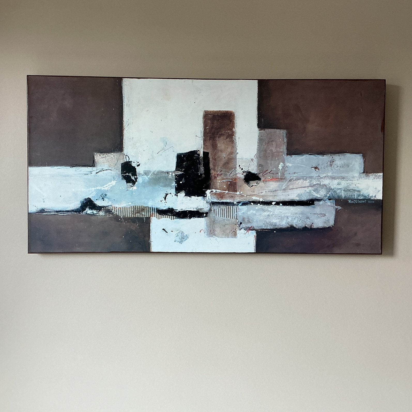 Schilderij op linnen, Ophalen