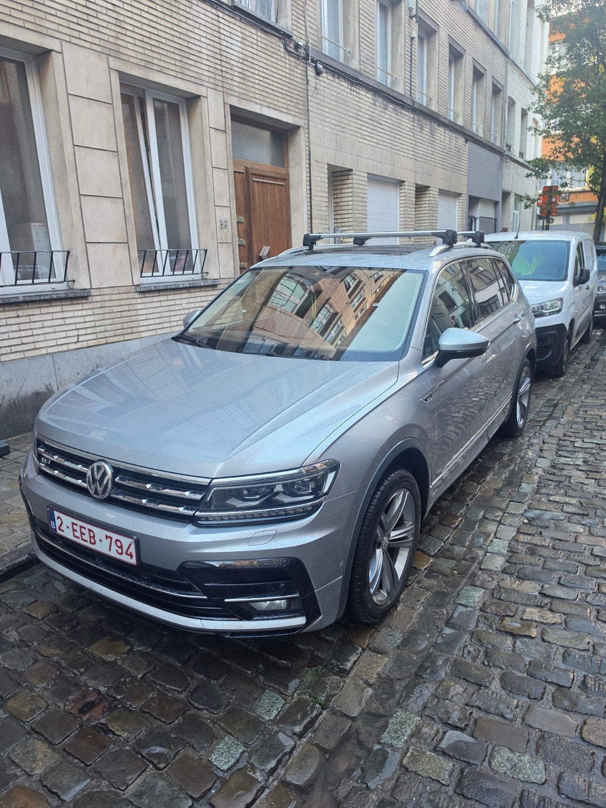 Volkswagen Tiguan Allspace, Autos, Cuir, Argent ou Gris, Achat, Noir