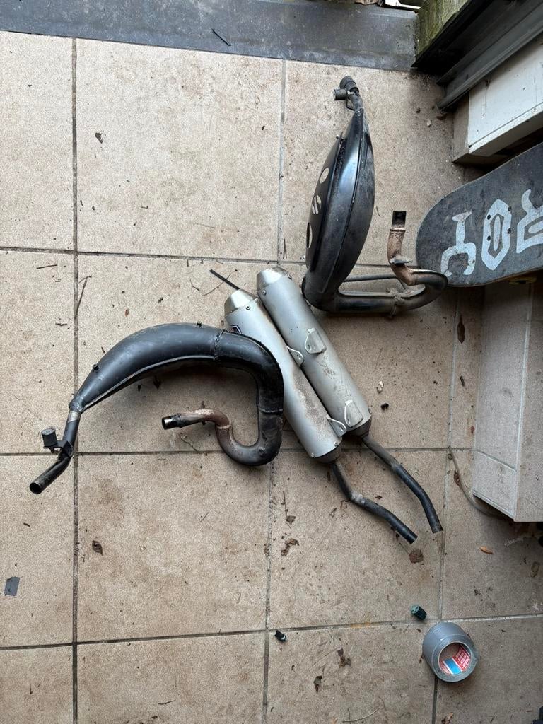 2 originele sherco uitlaten, Enlèvement, Utilisé, Pot d'échappement