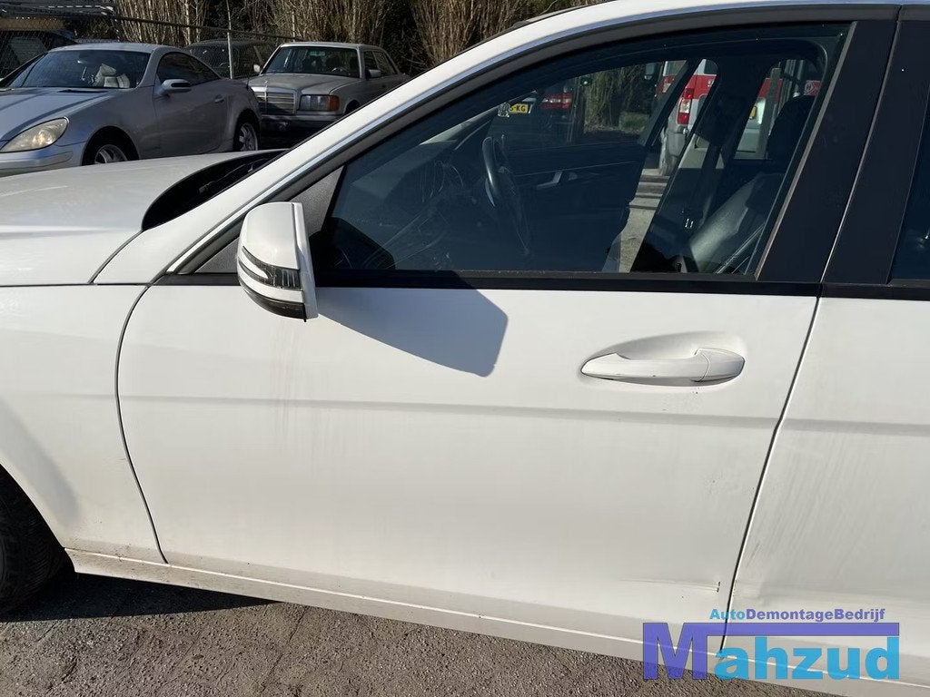 MERCEDES C klasse W204 wit 149 links voor deur 2011-2014, Auto-onderdelen, Gebruikt, Mercedes-Benz AG, Deur, Mercedes-Benz