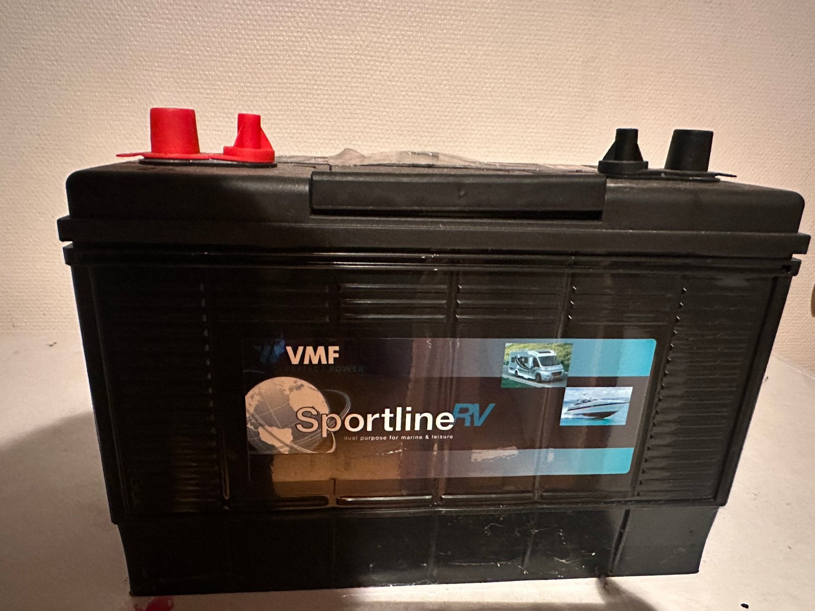 Autobatterij 105ah, Autos : Divers, Haut-parleurs voiture, Enlèvement, Comme neuf