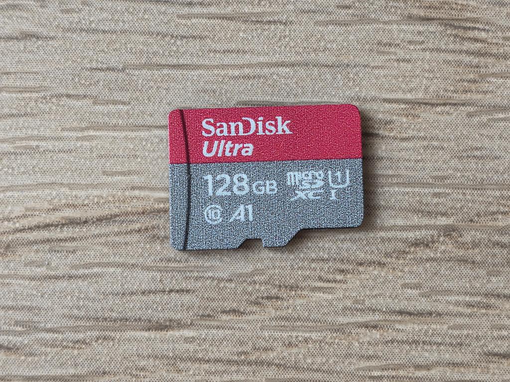 128GB carte mémoire micro sd Sandisk ultra, Enlèvement, Comme neuf