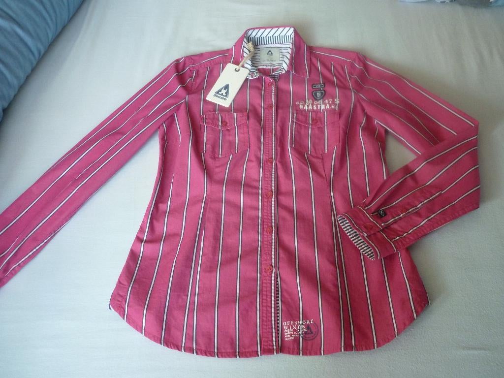 Gestreepte Overhemdbloes Gaastra, Kleding | Dames, Blouses en Tunieken, Nieuw, Ophalen of Verzenden, Maat 36 (S), Overige kleuren