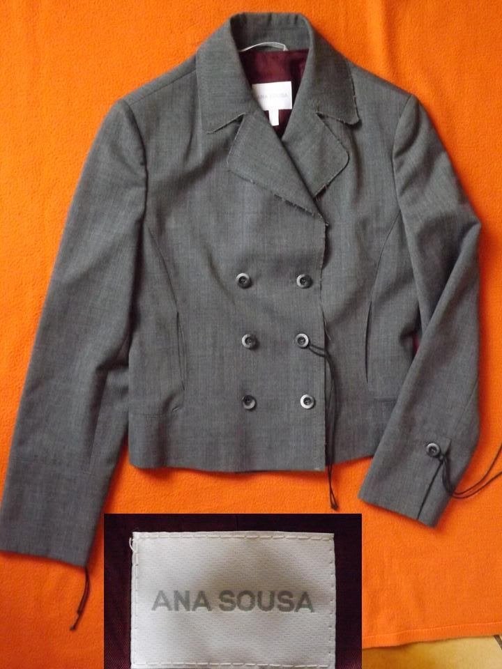 Veste blaser ANA SOUSA gris foncé taille 36, Ophalen of Verzenden, Nieuw, Maat 36 (S), Grijs