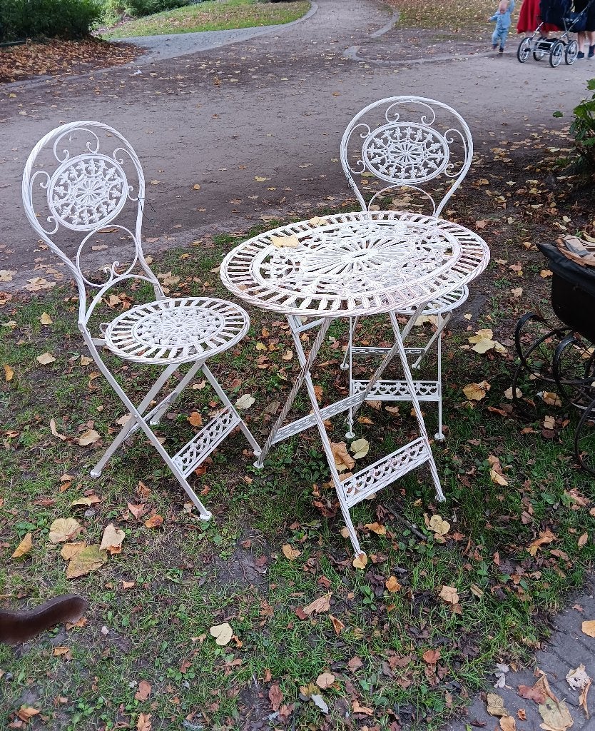 vintage bistro set met  2stoelen, Ophalen, Huis en Inrichting