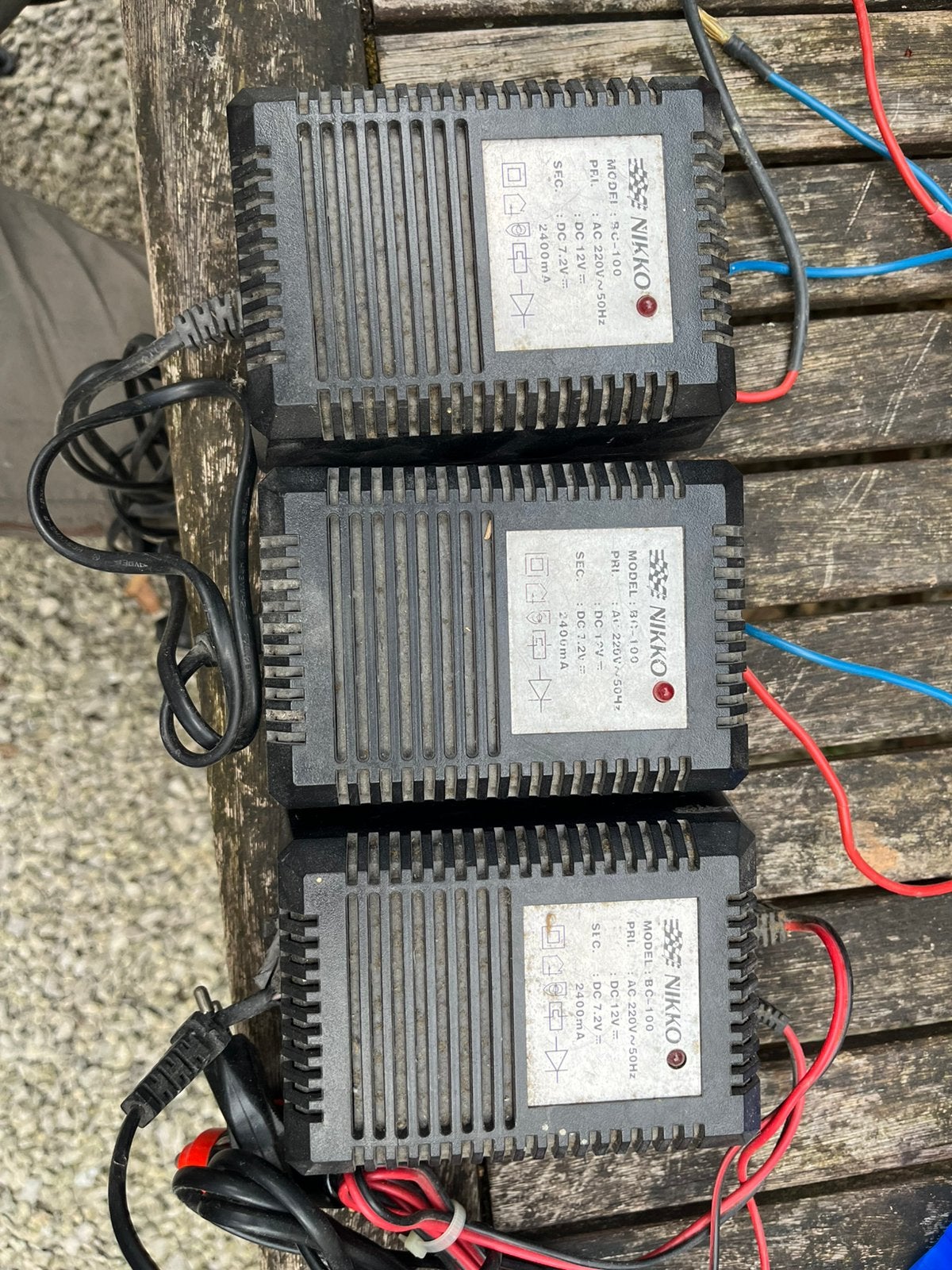 Batterijlader Nikko BC-100 DC 7,2 V 2400 mA, Ophalen