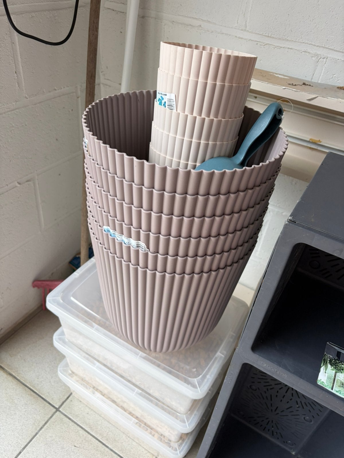 Pot 30cm couleur lavende, Jardin & Terrasse, Enlèvement ou Envoi, Utilisé, Intérieur
