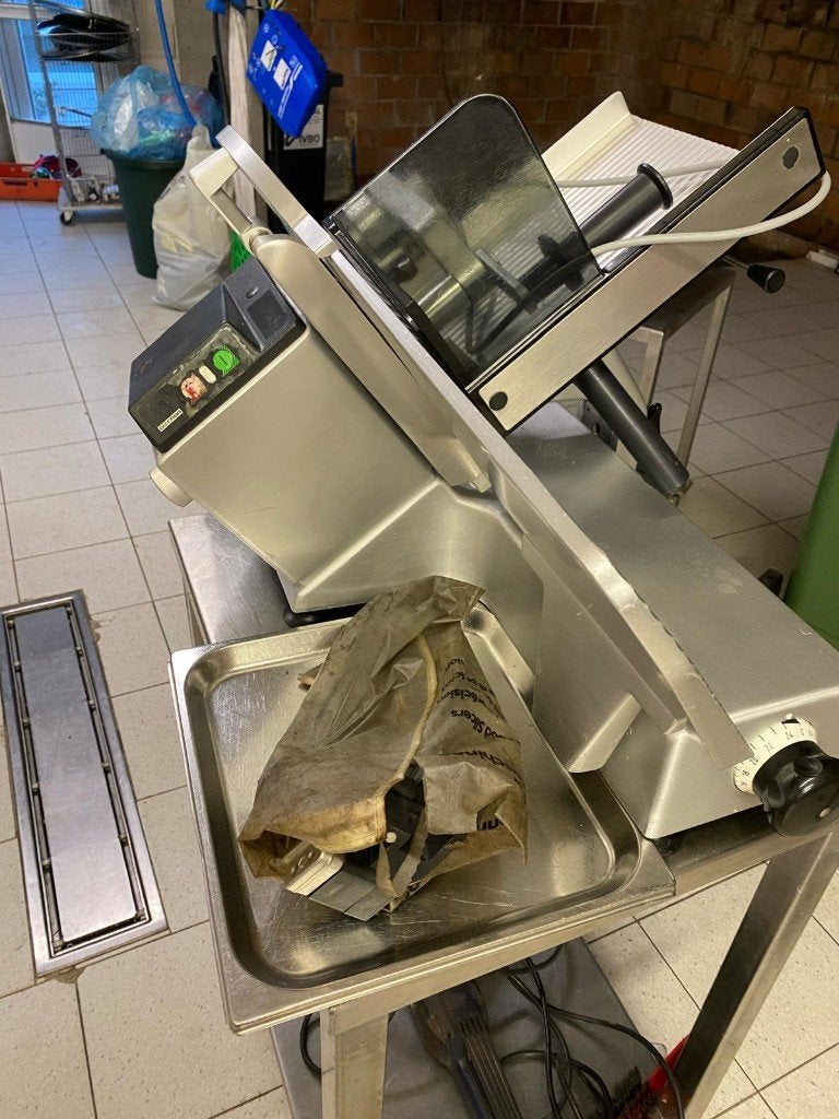Snijmachine, Ophalen, Gebruikt, Bakkerij en Slagerij