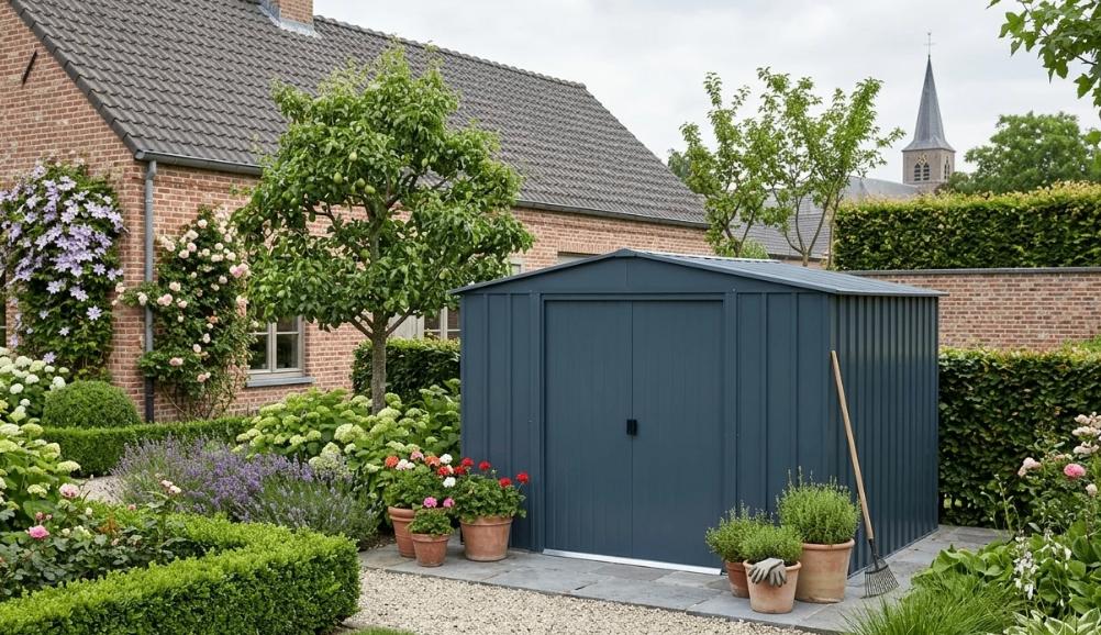 tuinhuis 9m2, Ophalen, 200 tot 400 cm, Tuinhuis, Nieuw