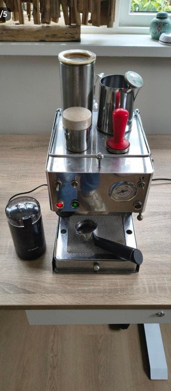 Isomac Giada Espressomachine met Bosch bonenmaler, Ophalen