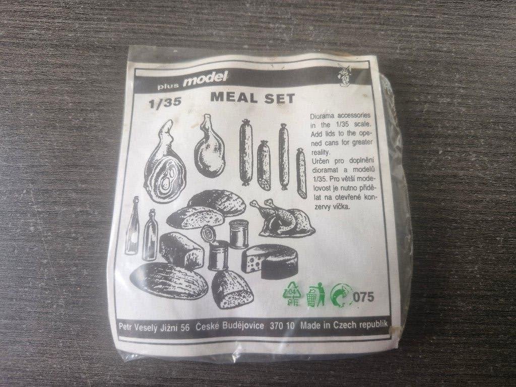 Plusmodel 1/35 Meal Set, Ophalen of Verzenden, Nieuw, 1:35 tot 1:50, Diorama