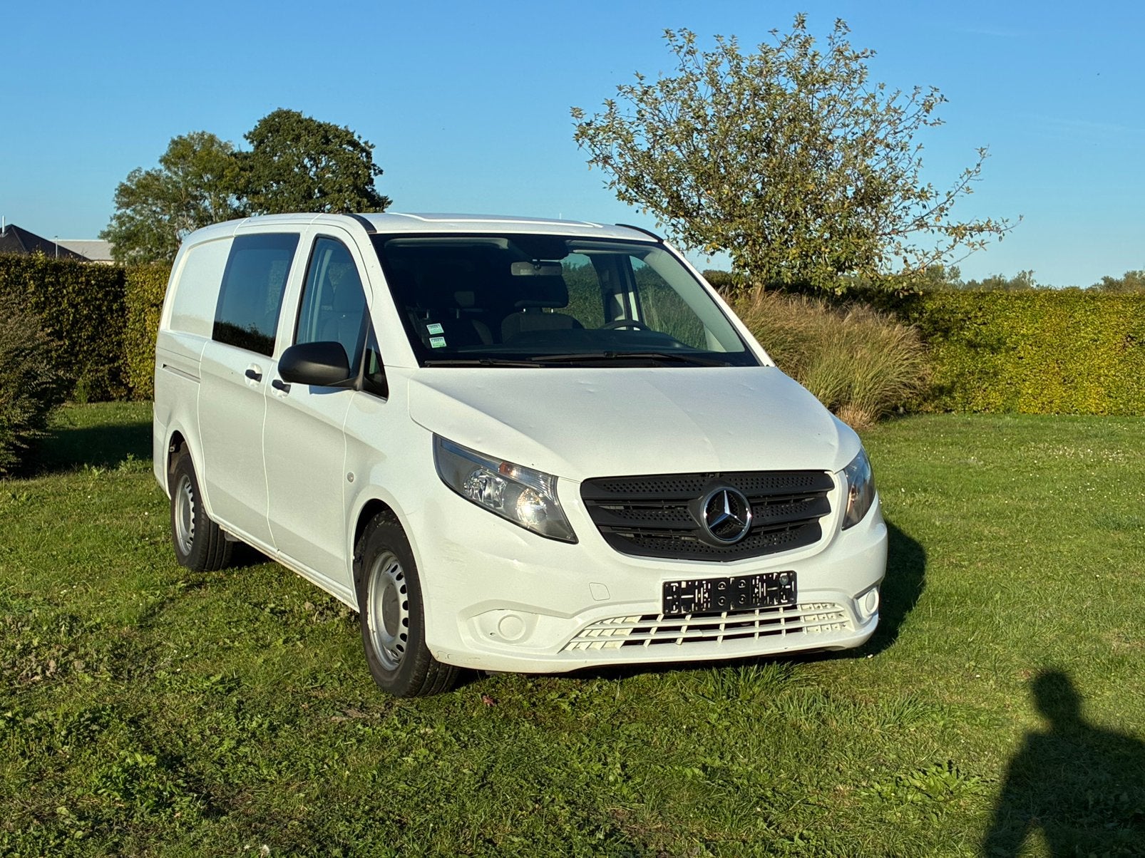 Mercedes-Benz Vito 114 CDI Automaat – 6 Zitplaatsen  – 2016, Auto's, Automaat, Wit, Bedrijf, Diesel