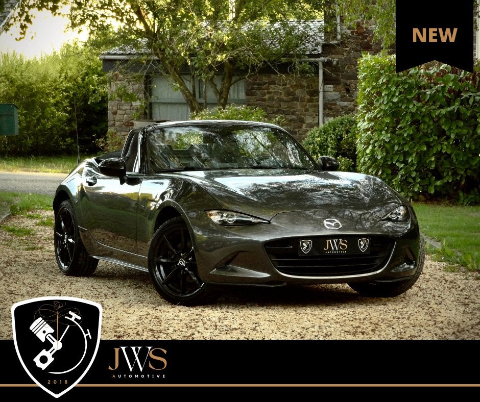 MX-5 ND2 184 ** JA/RETROS ZWART - CAM - MAZDA SERVICE **, Auto's, Achterwielaandrijving, 4 cilinders, Cabriolet, Bluetooth