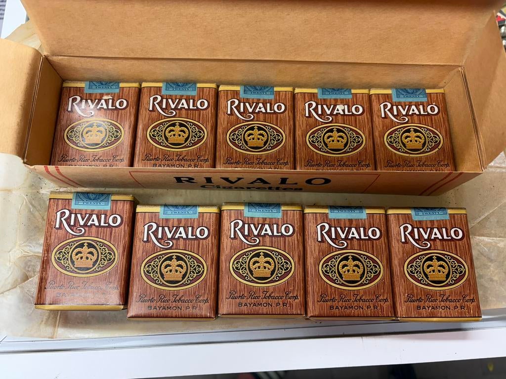WW2 US Rivalo Cigarettes 1944, Enlèvement ou Envoi